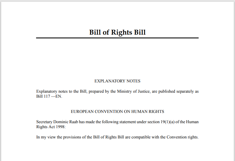 Bill of Rights Bill