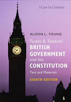 Turpin and Tomkins' British Government and the Constitution